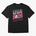USA Soccer 250 Years 1776 -2026 Oversized T-Shirt Remember FIFA World Cup 2026 USA Canada Mexico for Fans of Haaland and Mbappe and Argentina, France and Brazil, Bringing Global Supporter Spirit, Legendary Goals, National Colors and Tournament