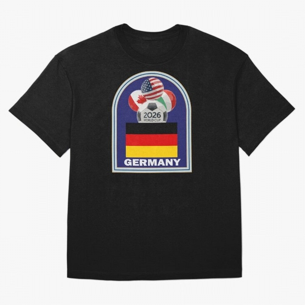 Germany 2026 Soccer T-shirt Oversized T-Shirt Keep the Match Day Mood of Global Football Passion for FIFA World Cup 2026, Built around Haaland and Mbappe, England and Germany, Championship Spirit, Famous Goals, Roaring Crowds and International
