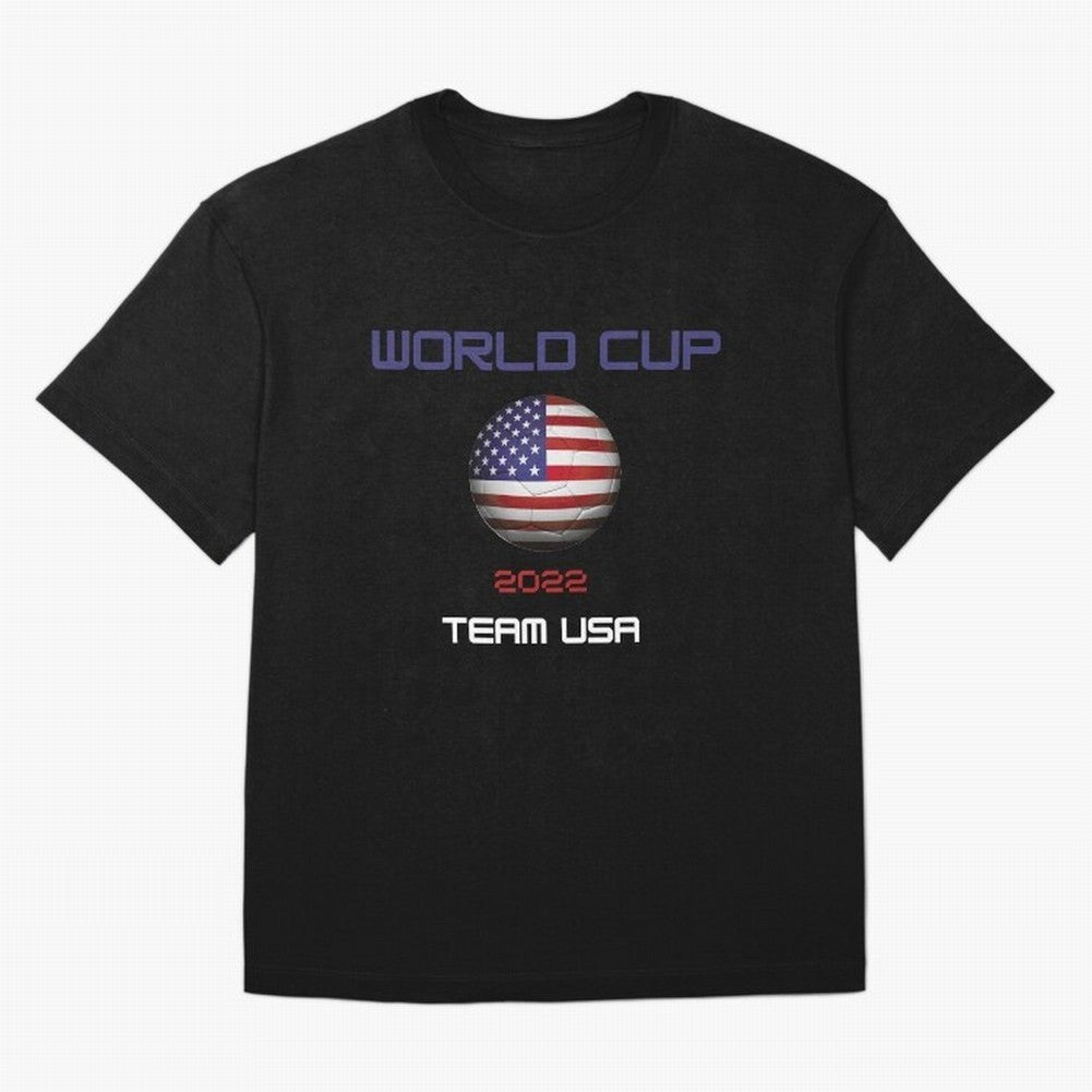 World cup 2022 Team USA Oversized T-Shirt Show Love for Legendary Goals in Match Day Hype around FIFA World Cup 2026 Group Stage, Messi and Cristiano Ronaldo, England, France and Netherlands, Sports Nostalgia, International Competition, Famous