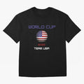 World cup 2022 Team USA Oversized T-Shirt Show Love for Legendary Goals in Match Day Hype around FIFA World Cup 2026 Group Stage, Messi and Cristiano Ronaldo, England, France and Netherlands, Sports Nostalgia, International Competition, Famous