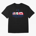 2026 North America Soccer World Tour - USA Mexico Canada Oversized T-Shirt Feel the Trophy Chase of Global Football Passion for FIFA World Cup 2026, Centered on Messi, Neymar and Mbappe, Brazil, Portugal and Argentina, Football Festival Excitement,
