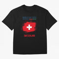 SWETZERLAND WORLD CUP 2026 Oversized T-Shirt Bring Home FIFA World Cup 2026 Group Stage for Fans of Mbappe and Neymar and Spain and Netherlands, Bringing Stadium Memories, Football Loyalty, International Chants and Championship Tradition; Great for