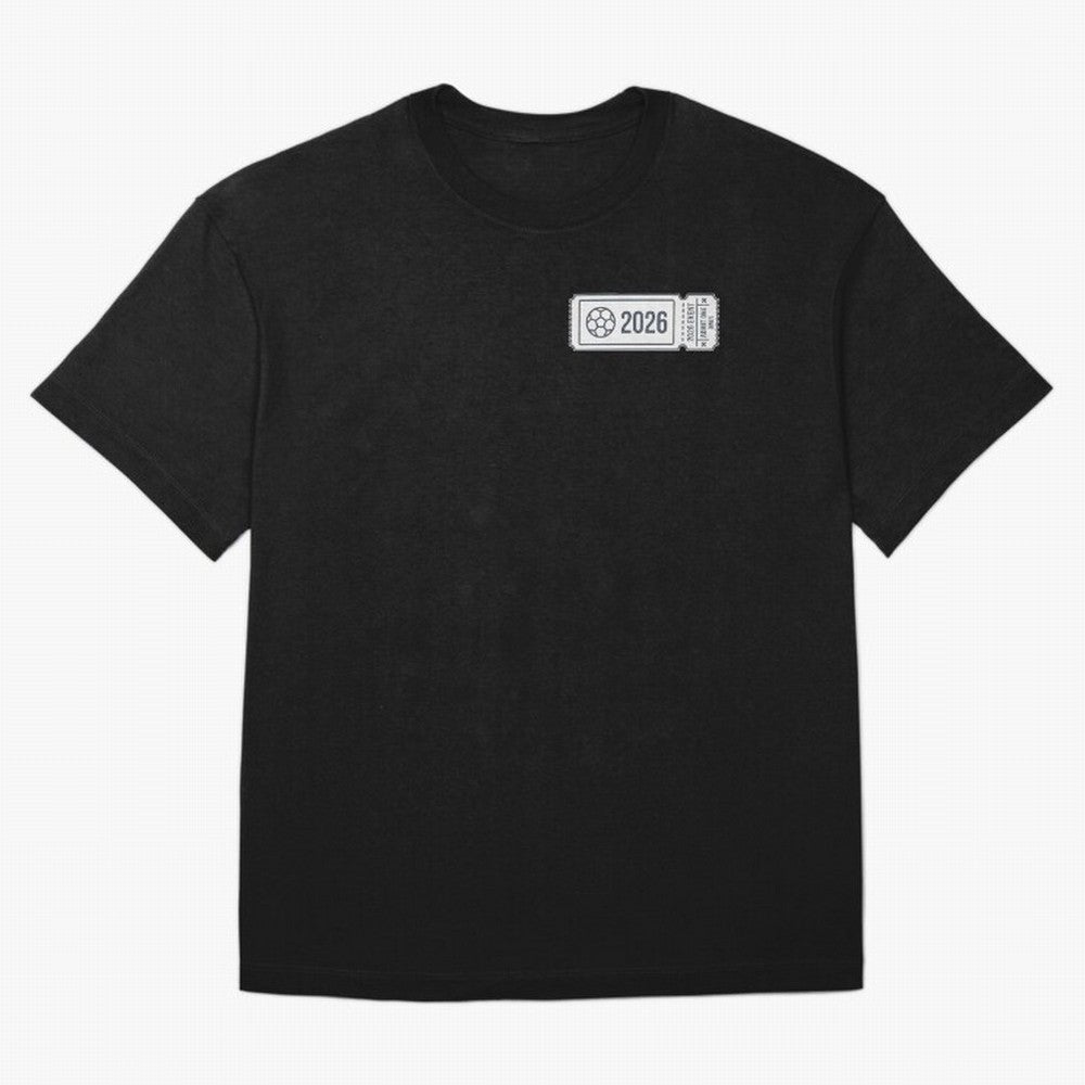 World Cup 2026 EVENT Ticket Admit One Design Oversized T-Shirt Bring Home FIFA World Cup 2026 Group Stage Connected to Neymar, Haaland and Cristiano Ronaldo, Netherlands Energy, Game Day Rituals, Football Legends, Country Pride and the Road to the