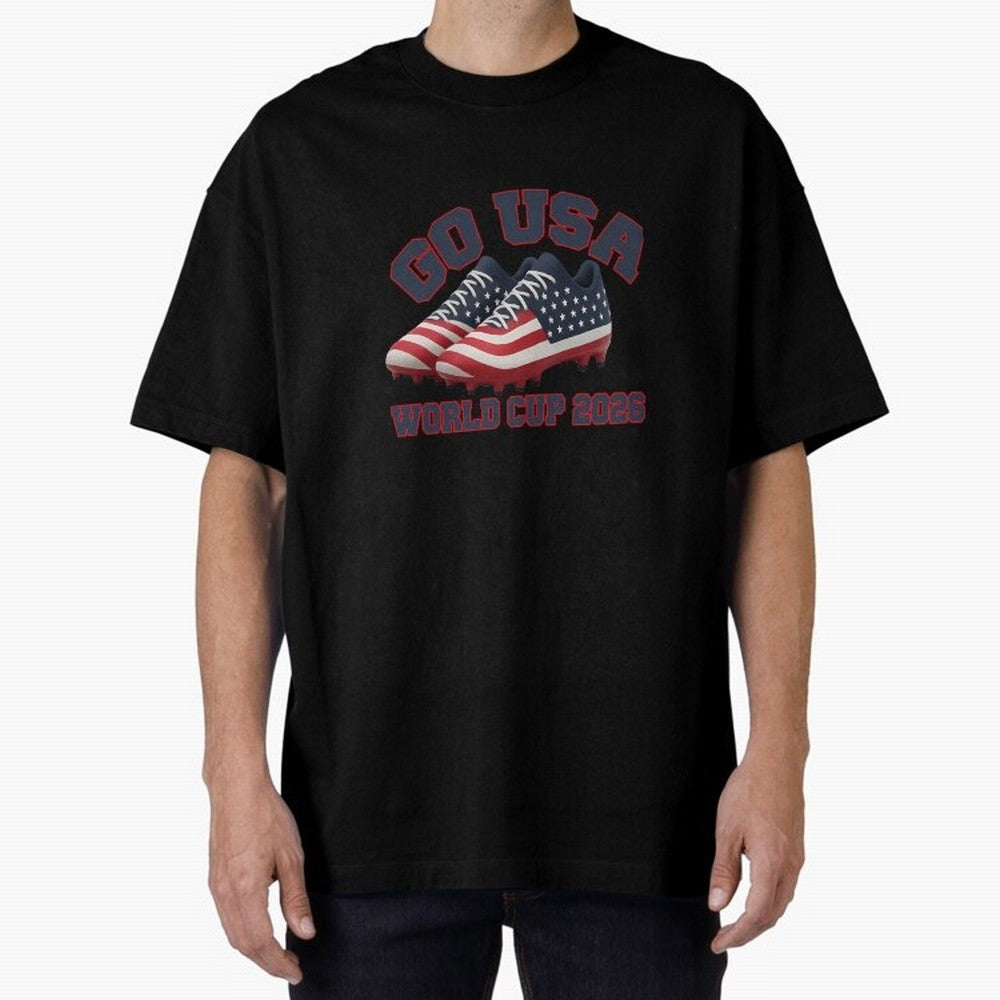Go Usa. Usa 2026 World Cup 2026 World Cup Soccer Usa Soccer Usa Men Oversized T-Shirt Treasure Global Football Passion for FIFA World Cup 2026 USA Canada Mexico, Centered on CR7, Argentina, Goal Celebration Energy, Supporter Heritage, Football
