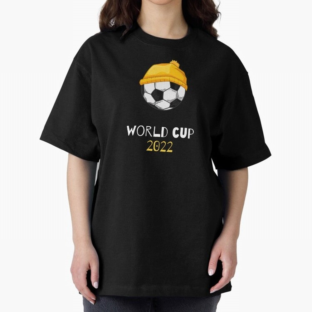World Cup 2022 Qatar Oversized T-Shirt Support Your Favorite Stars during Match Day Hype around FIFA World Cup 2026 Group Stage, Messi, France and Portugal, Champion Mindset, Group Stage Buzz, Knockout Tension and Passionate Fan Culture; Ideal for