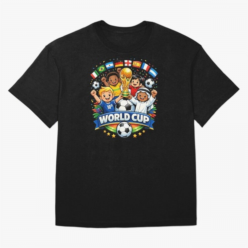 World Cup Football Oversized T-Shirt Bring Bold Fan Energy to FIFA World Cup 2026 Group Stage for Fans of Haaland and Spain and Netherlands, Bringing Football Passion, Legendary Performances, Festival Vibes and Supporter Community; Made for Die