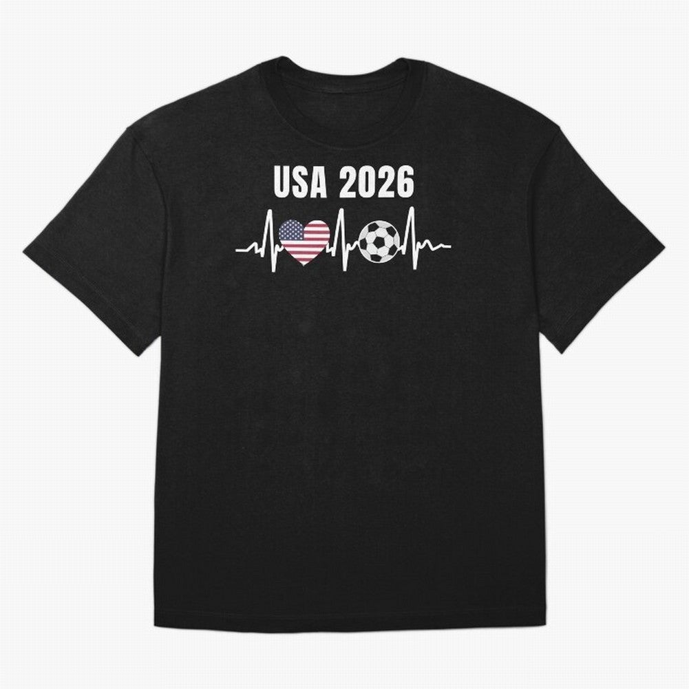 Soccer USA 2026 American Flag America World Cup Fan Gift Oversized T-Shirt Stand with FIFA World Cup 2026 USA Canada Mexico Spirit, Built around Argentina and Brazil, CR7 and Messi, Game Day Rituals, Football Legends, Country Pride and the Road to