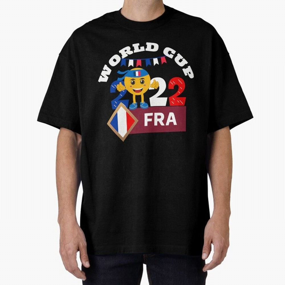 Fifa World Cup 2022. France 2022. Qatar 2022 Oversized T-Shirt Celebrate Classic Football Spirit in Match Day Hype around FIFA World Cup 2026 USA Canada Mexico, Mbappe, Brazil, Classic Soccer Heritage, Championship Pressure, Fan Loyalty and
