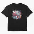 England World Cup 2026 Football Legacy Oversized T-Shirt Upgrade FIFA World Cup 2026 USA Canada Mexico for Fans of Messi, Neymar and Mbappe and Argentina, Bringing Championship Spirit, Famous Goals, Roaring Crowds and International Football Unity;