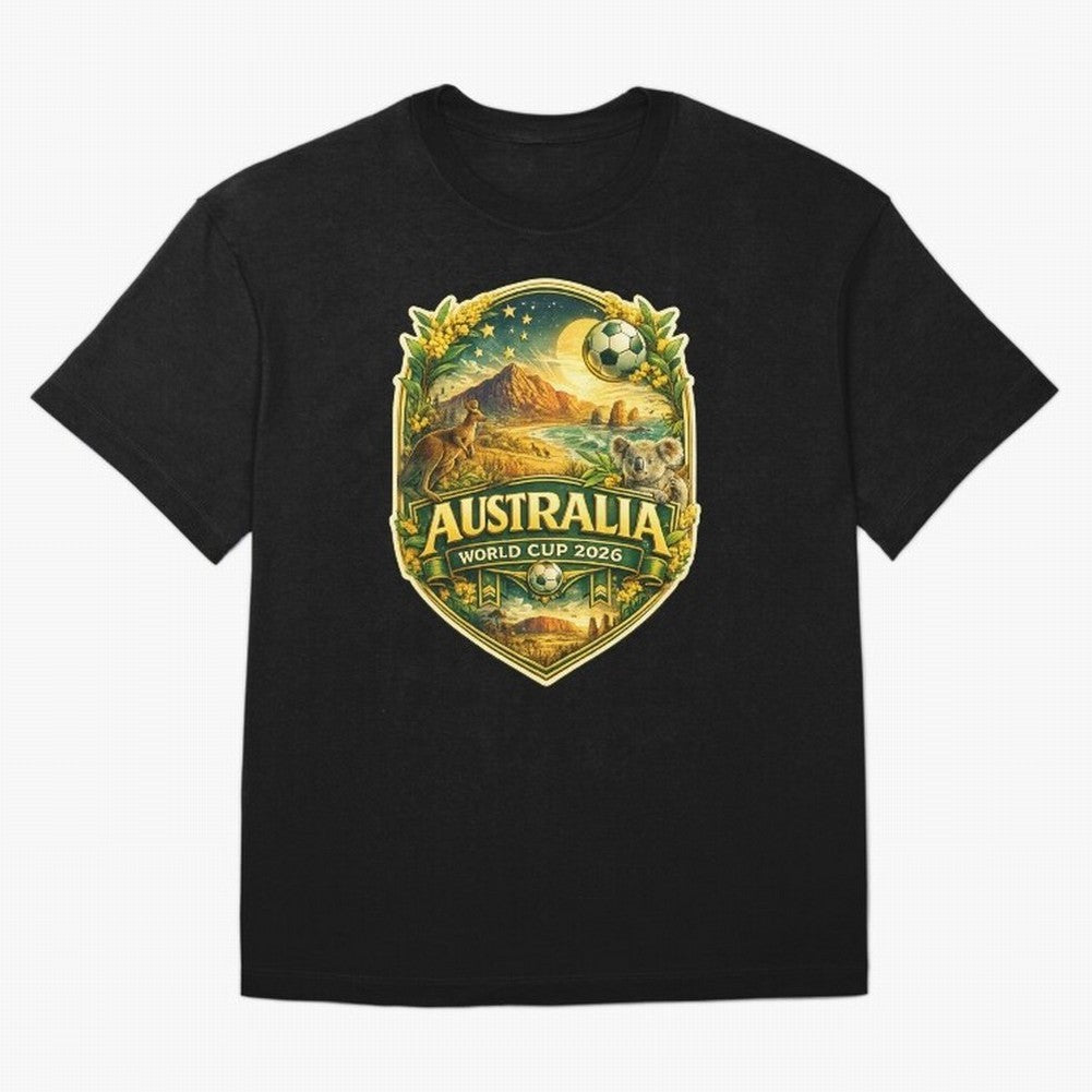 Australia FIFA World Cup 2026 Great Barrier Reef Outback Kangaroo Coast Oversized T-Shirt Show Love for Legendary Goals in FIFA World Cup 2026 Group Stage Spirit, Capturing France, Messi, Soccer Culture, Superstar Moments, National Team Dreams and