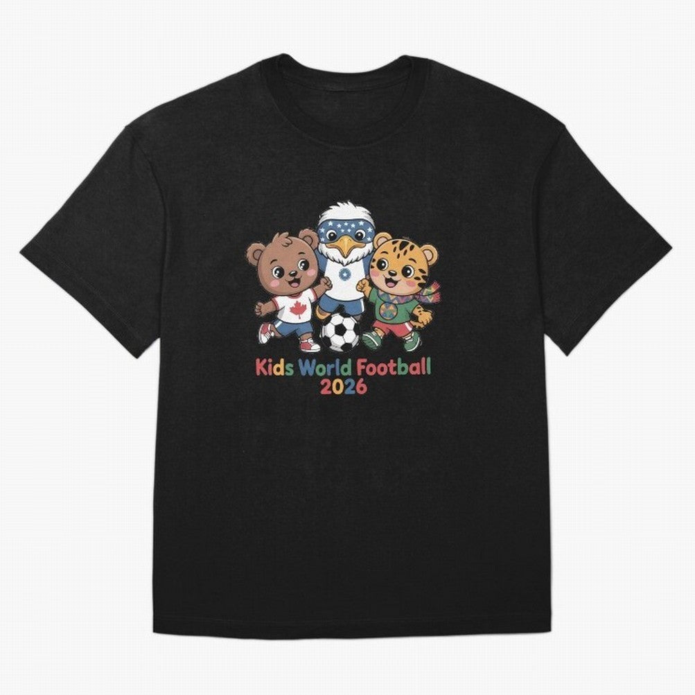 Kids World Football Friends 2026 ¨C Cute Cartoon Soccer Characters for Children Oversized T-Shirt Turn Up for FIFA World Cup 2026 Group Stage Spirit, with Argentina, CR7 and Messi, Stadium Chants, National Pride, Trophy Dreams and Unforgettable