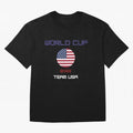 World cup 2022 Team USA Oversized T-Shirt Make Your Look Match FIFA World Cup 2026 Group Stage Spirit, Celebrating Spain, CR7, Game Day Rituals, Football Legends, Country Pride and the Road to the Final; Perfect for People Who Love Argentina,