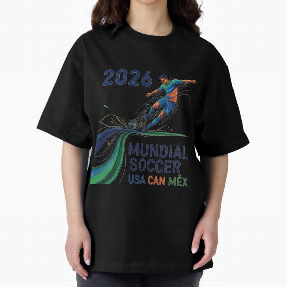 Triangular Goal Art 2026 Oversized T-Shirt Bring Stadium Energy to FIFA World Cup 2026 Inspired by Neymar, Haaland and Cristiano Ronaldo, England, France and Netherlands Energy, Champion Mindset, Group Stage Buzz, Knockout Tension and Passionate