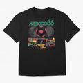 MEXICO-86-WORLD-CUP-T-SHIRT Oversized T-Shirt Upgrade the FIFA World Cup 2026 Journey through Messi, CR7 and Mbappe Highlights, Netherlands Pride, Stadium Chants, National Pride, Trophy Dreams and Unforgettable Football Memories; Great for