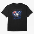 Australia Soccer 2026: Grunge Flag & Football Pride Oversized T-Shirt Capture Stadium Memories from FIFA World Cup 2026 Group Stage Spirit, Inspired by Netherlands, Messi, Stadium Memories, Football Loyalty, International Chants and Championship