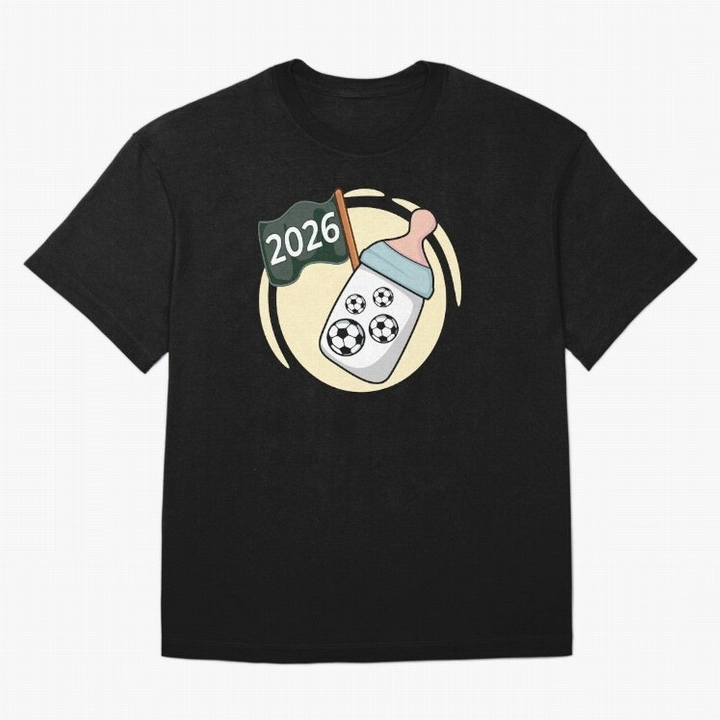 Baby 2026 FOOTBALL Oversized T-Shirt Join FIFA World Cup 2026 Made for Haaland, England Energy, Football Festival Excitement, Trophy Ambitions, Country Rivalries and Star Player Buzz; Perfect for People Who Love Argentina, Brazil, France, England,