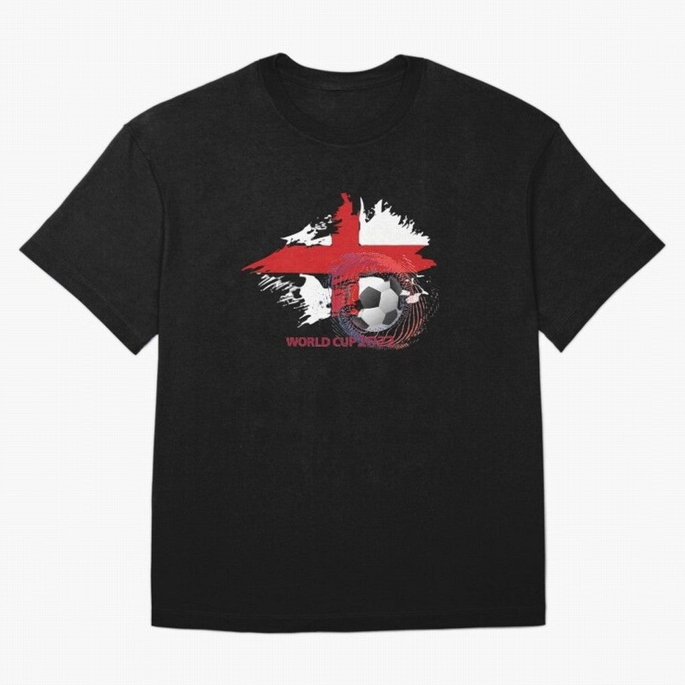 England World Cup 2022 Oversized T-Shirt Represent the Passion of FIFA World Cup 2026 Group Stage Built around CR7 and Messi, Netherlands Energy, Football History, Final Match Energy, Crowd Noise and Once in a Lifetime Moments; Perfect for
