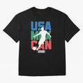 2026 World Cup USA, CAN, MEX Oversized T-Shirt Remember Iconic Moments from Match Day Hype around FIFA World Cup 2026 Group Stage, CR7, France and Portugal, Global Supporter Spirit, Legendary Goals, National Colors and Tournament Celebration; Made