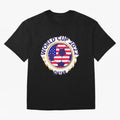 Usa World Cup Oversized T-Shirt Celebrate Supporters United by Global Football Passion for FIFA World Cup 2026 USA Canada Mexico, Filled with Cristiano Ronaldo, Haaland and CR7, England, France and Netherlands, Vintage Soccer Flavor, Modern