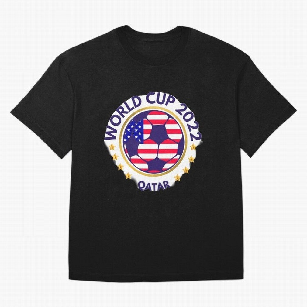 Usa World Cup Oversized T-Shirt Celebrate Supporters United by Global Football Passion for FIFA World Cup 2026 USA Canada Mexico, Filled with Cristiano Ronaldo, Haaland and CR7, England, France and Netherlands, Vintage Soccer Flavor, Modern