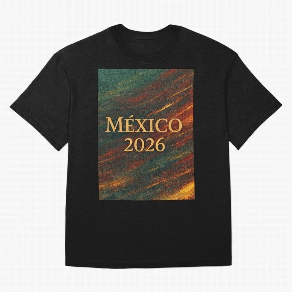 Mexico 2026 Arc of Color - Elegant and Luxury Design for Soccer Fans Oversized T-Shirt Fuel Match Day Hype around FIFA World Cup 2026, Messi, CR7 and Mbappe, Germany, Fan Favorite Moments, National Team Passion, Big Match Drama and Soccer History;