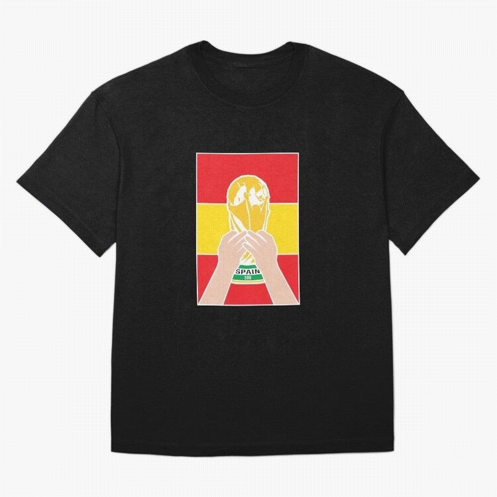 Champion Spain 2010 Oversized T-Shirt Experience the Global Stage of FIFA World Cup 2026 Spirit, Highlighting Portugal, Spain and Germany, Messi, Game Day Rituals, Football Legends, Country Pride and the Road to the Final; Made for Collectors Who