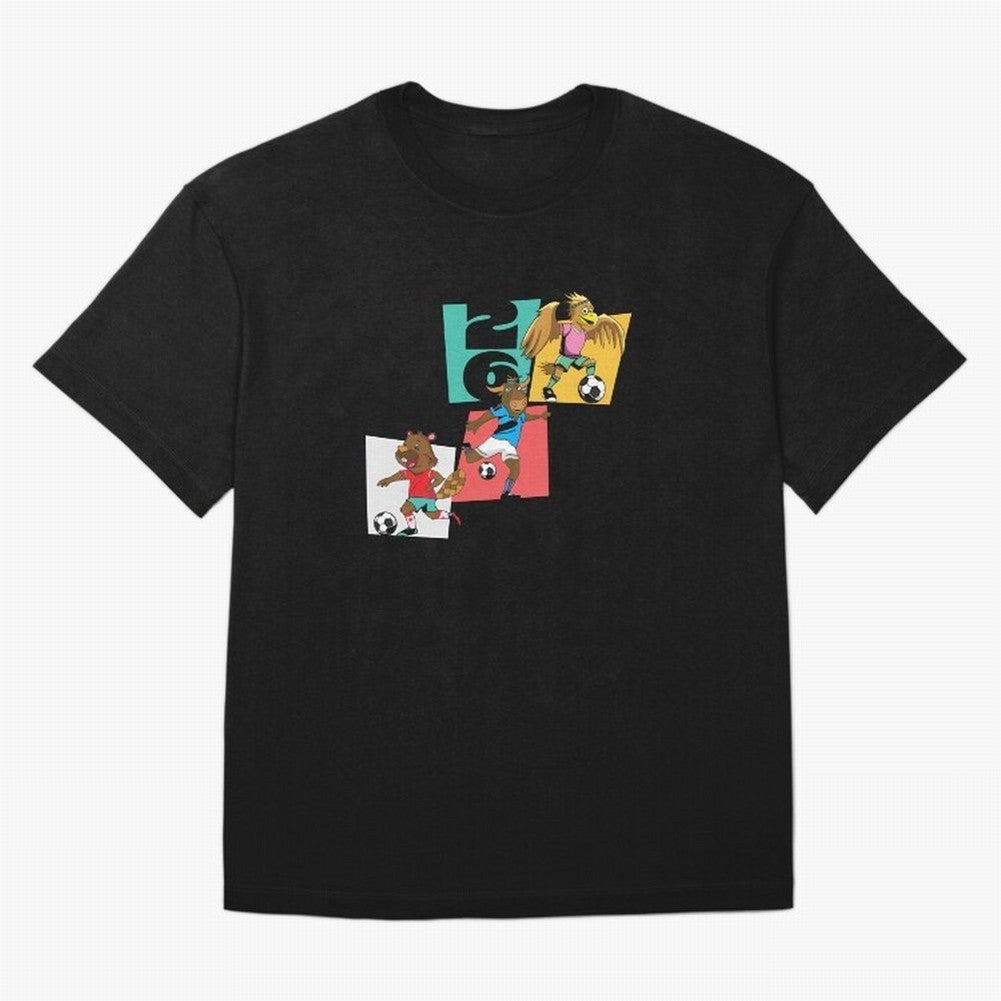 North America Mascots 2 T-Shirt_83568192 Oversized T-Shirt Carry the Colors and Pride of the FIFA World Cup 2026 USA Canada Mexico Journey through Cristiano Ronaldo Highlights, Argentina, France and Brazil Pride, Worldwide Fan Energy, Dramatic