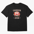 Front Print Canada Soccer World Cup 2026 - Canadian Fan Gift T-Shirt_84561562 Oversized T-Shirt Bring Champion Energy into FIFA World Cup 2026 USA Canada Mexico for Fans of CR7 and Argentina, Bringing Supporter Pride, Iconic Celebrations, Legendary