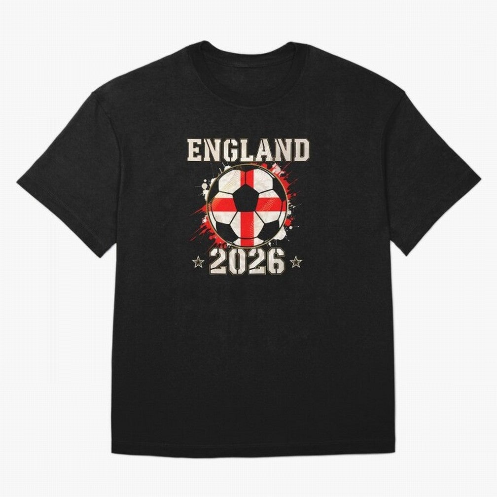 Front Print England Soccer World Cup 2026 - English Fan Gift T-Shirt_84562392 Oversized T-Shirt Feel International Energy from FIFA World Cup 2026 Group Stage Built around CR7, Portugal Energy, Supporter Pride, Iconic Celebrations, Legendary Names