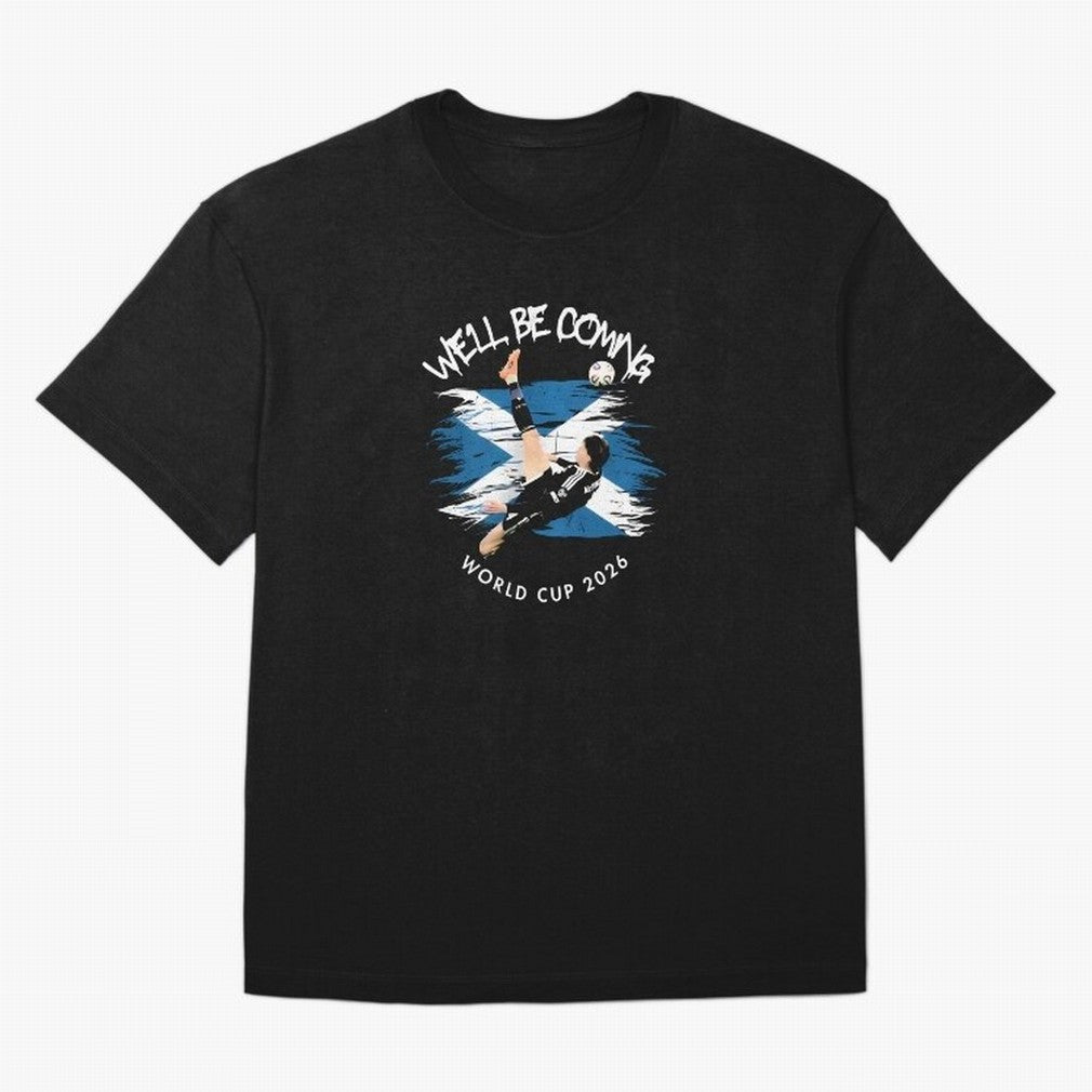 We'll be coming 2026 - Scotland World Cup 2026 ¨C Tartan Army Returns T-Shirt_83870657 Oversized T-Shirt Celebrate Rivalries and Pride in FIFA World Cup 2026 Group Stage Spirit, Filled with Netherlands, Haaland and Mbappe, Football History, Final