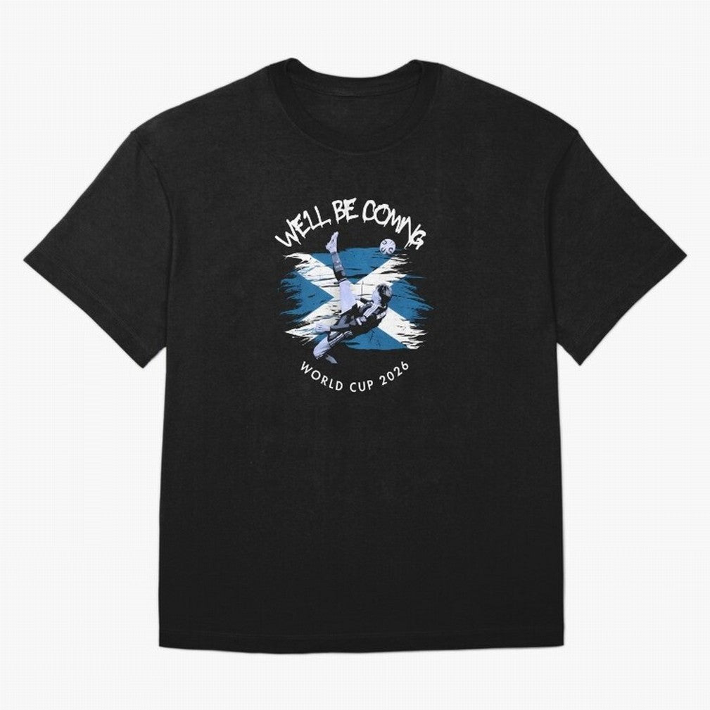 We'll be coming 2026 - Tartan Army Returns T-Shirt_83870751 Oversized T-Shirt Relive the Noise and Pride of the FIFA World Cup 2026 USA Canada Mexico Journey through Cristiano Ronaldo Highlights, Netherlands Pride, Sports Nostalgia, International