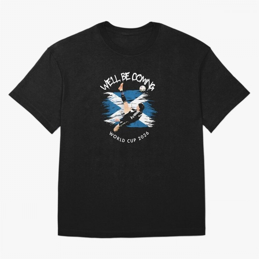 We'll be coming 2026 - Scotland World Cup 2026 ¨C Tartan Army Returns T-Shirt_83870657 Oversized T-Shirt Bring Global Tournament Vibes to Global Football Passion for FIFA World Cup 2026 Group Stage, Celebrating Cristiano Ronaldo, Haaland and CR7,
