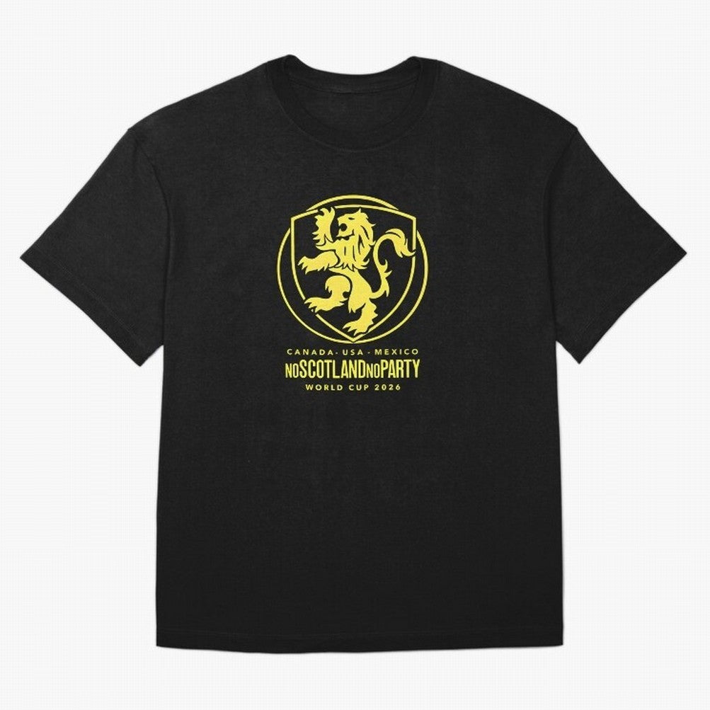 Scotland World Cup 2026 No Scotland No Party T-Shirt_83987455 Oversized T-Shirt Share the Excitement of FIFA World Cup 2026 Group Stage Highlighting Mbappe, Argentina and Brazil Energy, Football History, Final Match Energy, Crowd Noise and Once in
