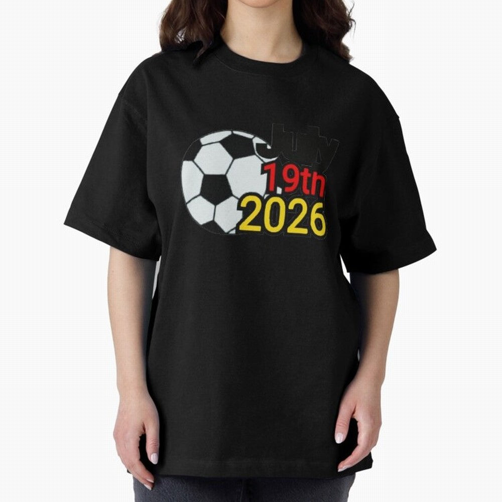 USA 2026- Germany Oversized T-Shirt Build the FIFA World Cup 2026 USA Canada Mexico Journey through Messi, Neymar and Mbappe Highlights, England and Germany Pride, Game Day Rituals, Football Legends, Country Pride and the Road to the Final; Ideal