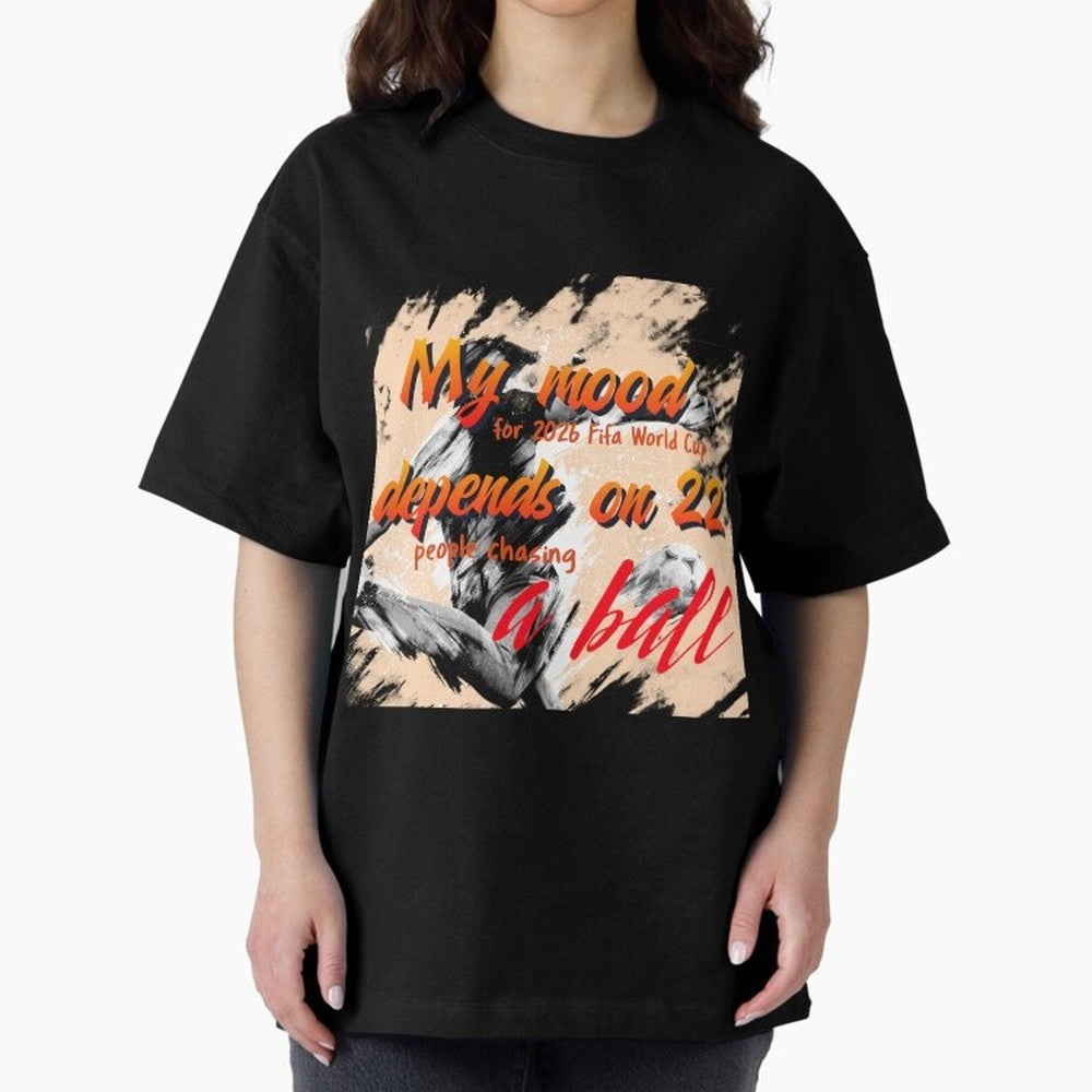 2026 World Cup T-shirt Oversized T-Shirt Feel the Roar of the FIFA World Cup 2026 Journey through Messi, Neymar and Mbappe Highlights, France Pride, Soccer Culture, Superstar Moments, National Team Dreams and Competitive Fire; Great for Supporters