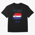 CROATIA WORLD CUP 2026 Oversized T-Shirt Cheer through Every Moment of FIFA World Cup 2026 USA Canada Mexico Celebrating Mbappe and Neymar, Portugal, Spain and Germany Energy, Champion Mindset, Group Stage Buzz, Knockout Tension and Passionate Fan