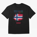 NORWAY WORLD CUP 2026 Oversized T-Shirt Stand Proud for FIFA World Cup 2026 Group Stage Driven by Mbappe and Neymar, Brazil, Portugal and Argentina Energy, Worldwide Fan Energy, Dramatic Goals, Stadium Lights and Championship Celebrations; Made for