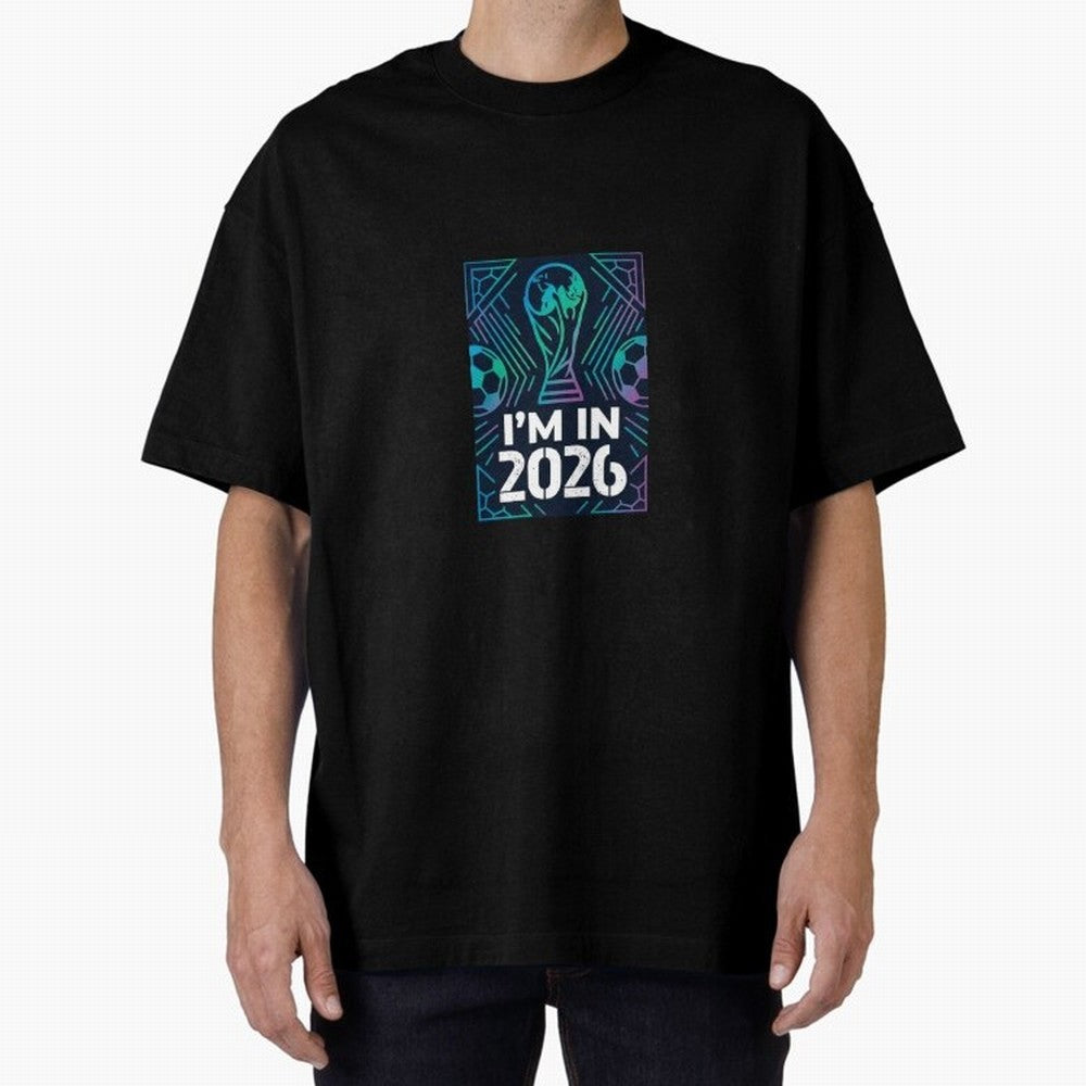 World Cup 2026 Oversized T-Shirt Join Supporters Worldwide for the FIFA World Cup 2026 Group Stage Journey through Messi and Cristiano Ronaldo Highlights, Argentina and Brazil Pride, Supporter Pride, Iconic Celebrations, Legendary Names and Global