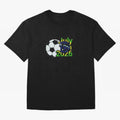 USA 2026- Brazil Oversized T-Shirt Capture Global Football Passion for FIFA World Cup 2026 USA Canada Mexico, Filled with Haaland and Mbappe, England, France and Netherlands, Championship Spirit, Famous Goals, Roaring Crowds and International