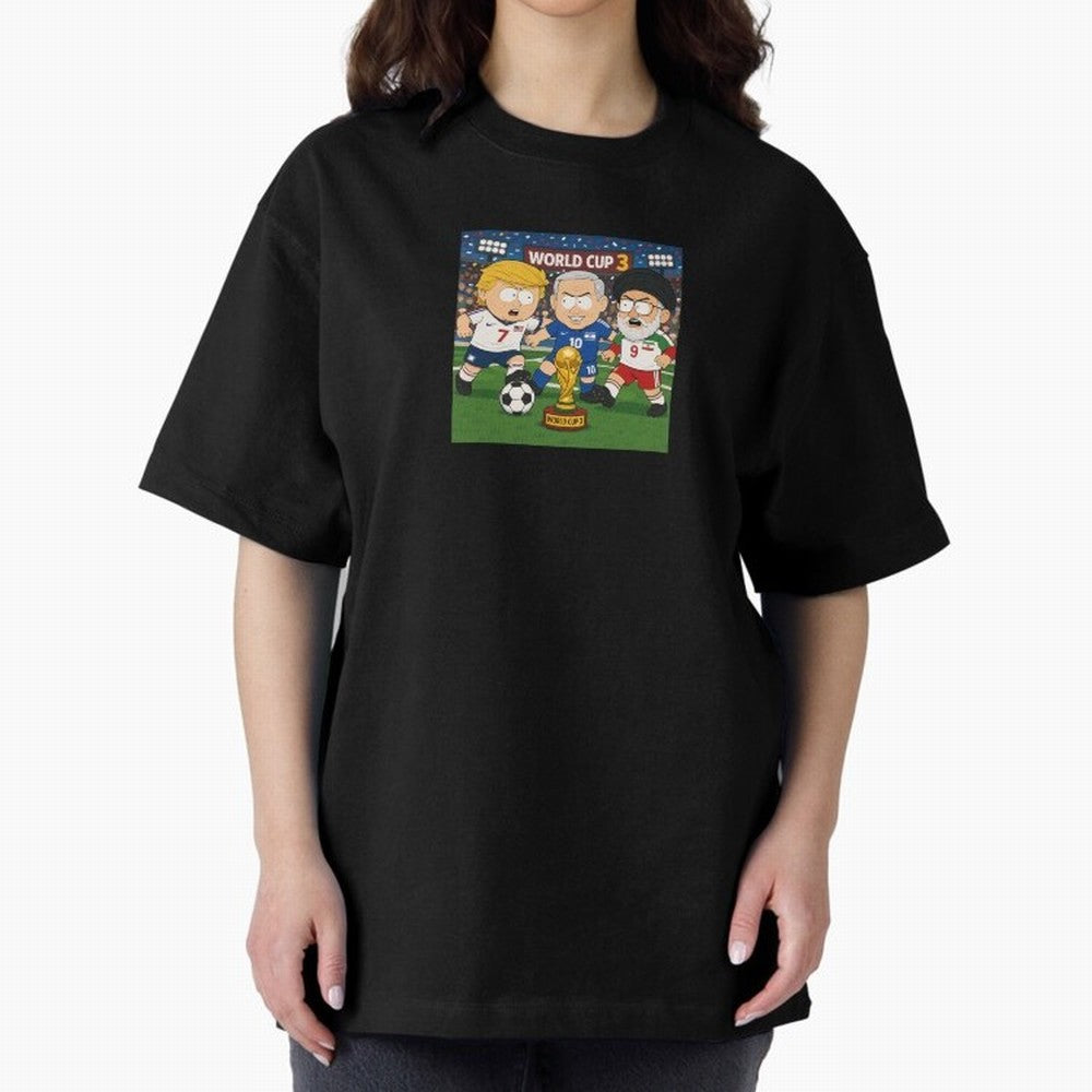 WORLD CUP 3 Oversized T-Shirt Follow Every Goal of FIFA World Cup 2026 Spirit, with Netherlands, CR7, Global Supporter Spirit, Legendary Goals, National Colors and Tournament Celebration; Perfect for Supporters Who Want Bold Football Energy, Global