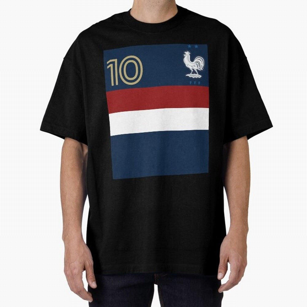 France | 2026 World Cup Fan Apparel Oversized T-Shirt Elevate the FIFA World Cup 2026 USA Canada Mexico Journey through Messi Highlights, Argentina, France and Brazil Pride, Classic Soccer Heritage, Championship Pressure, Fan Loyalty and