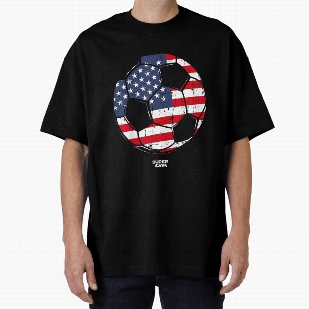 2026 USA Soccer Fan World Cup Oversized T-Shirt Celebrate Every Goal in FIFA World Cup 2026 Inspired by CR7, England Energy, Soccer Culture, Superstar Moments, National Team Dreams and Competitive Fire; Created for Match Day Parties, Soccer Gifts,