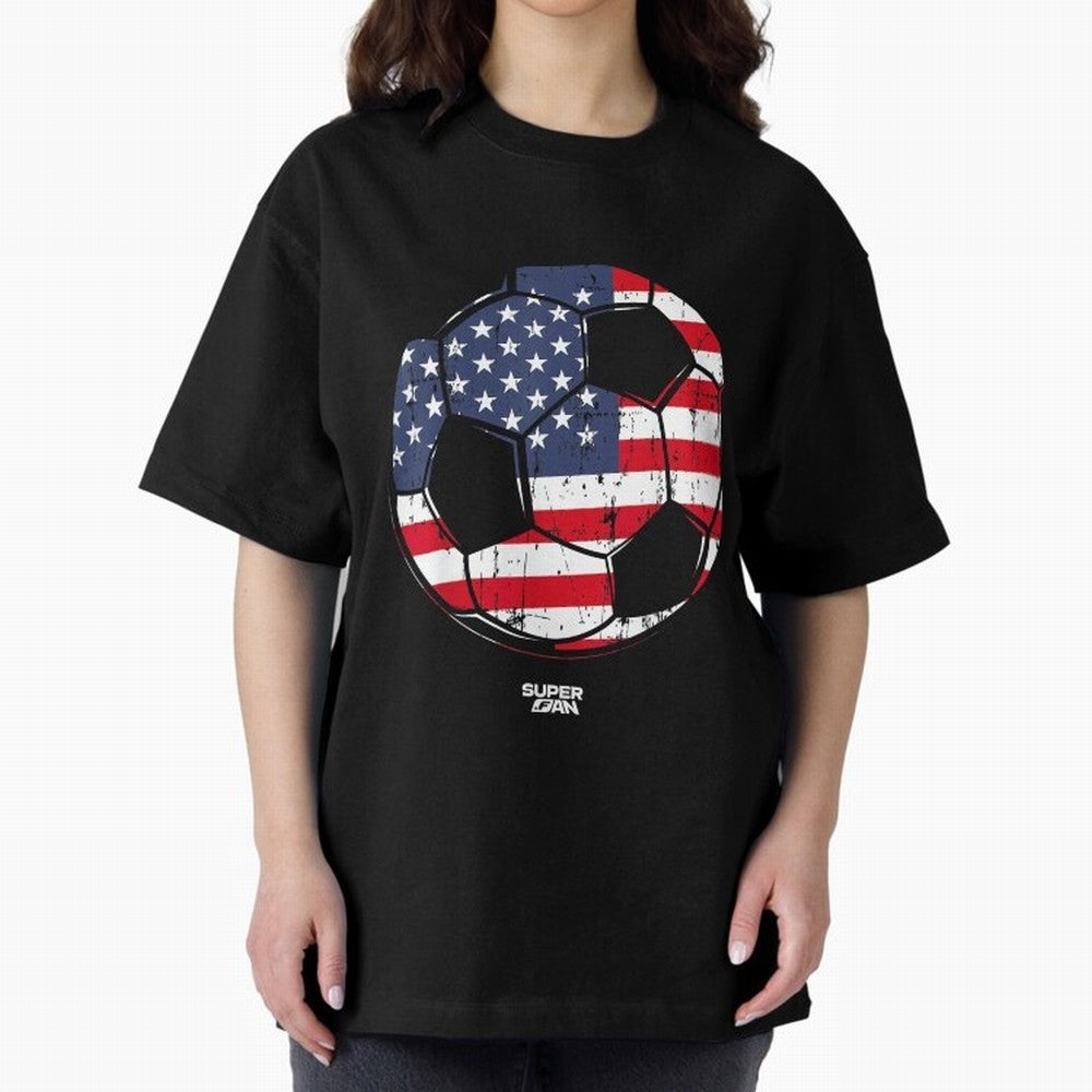 2026 USA Soccer Fan World Cup Oversized T-Shirt Celebrate Every Goal in FIFA World Cup 2026 Inspired by CR7, England Energy, Soccer Culture, Superstar Moments, National Team Dreams and Competitive Fire; Created for Match Day Parties, Soccer Gifts,