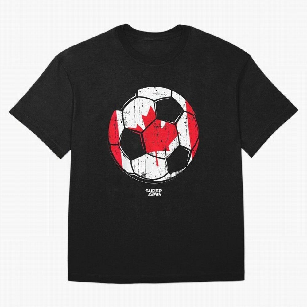 2026 Canada Soccer Fan World Cup Oversized T-Shirt Bring Stadium Energy to the FIFA World Cup 2026 USA Canada Mexico Journey through Neymar, Haaland and Cristiano Ronaldo Highlights, Argentina, France and Brazil Pride, Match Day Excitement,