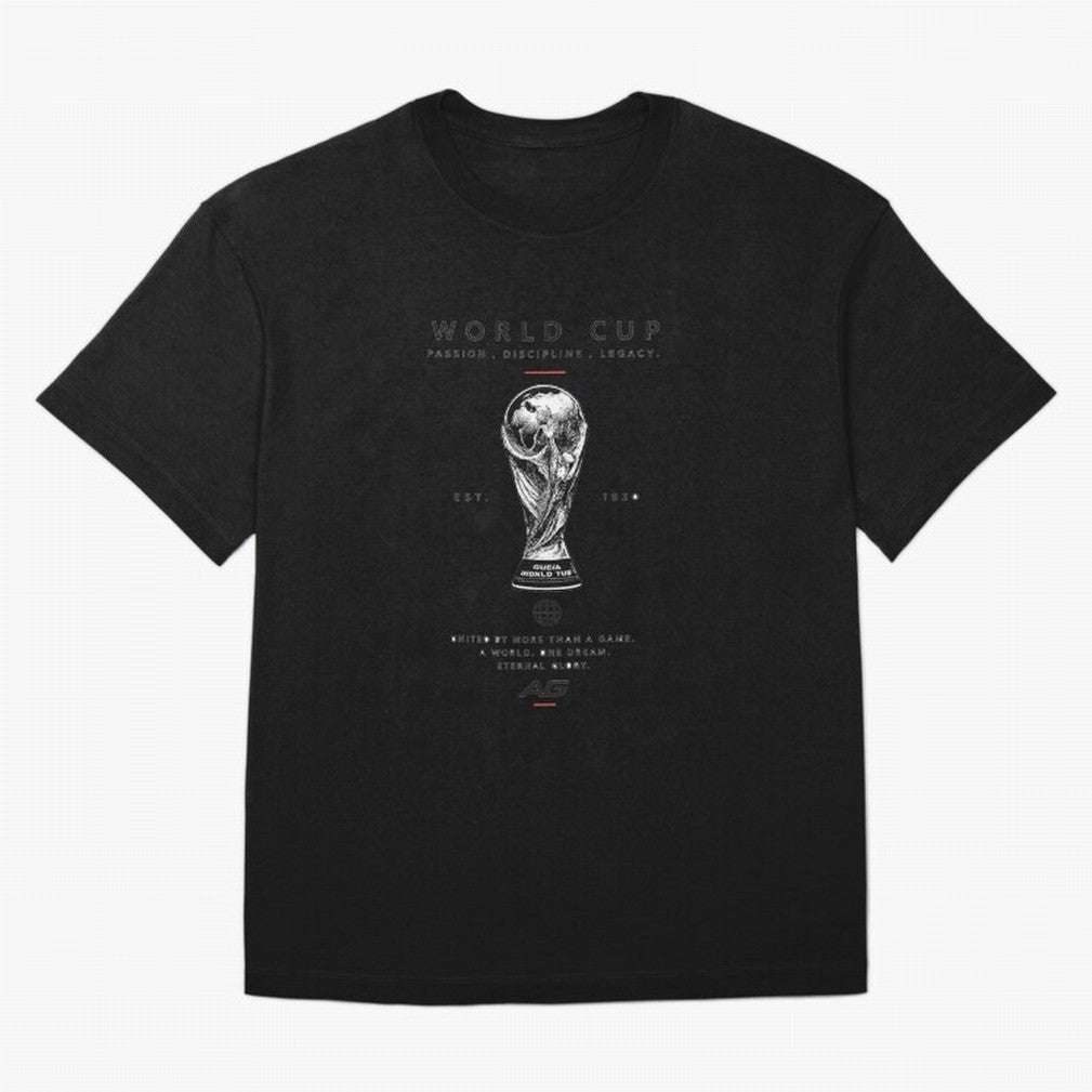 World Cup Football Streetwear Design Oversized T-Shirt Feel International Energy from FIFA World Cup 2026 Inspired by Mbappe, Spain Energy, Soccer Culture, Superstar Moments, National Team Dreams and Competitive Fire; Great for Watch Parties,