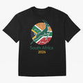 South Africa 2026 Oversized T-Shirt Bring Home the FIFA World Cup 2026 Group Stage Journey through Neymar, Haaland and Cristiano Ronaldo Highlights, Portugal Pride, Retro Football Energy, Iconic Rivalries, Trophy Chase Drama and Stadium Atmosphere;