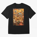 Festival Celebration with Soccer and Beer Oversized T-Shirt Celebrate Classic Football Spirit in Match Day Hype around FIFA World Cup 2026, Haaland, Argentina, France and Brazil, Vintage Soccer Flavor, Modern Football Stars, National Flags and