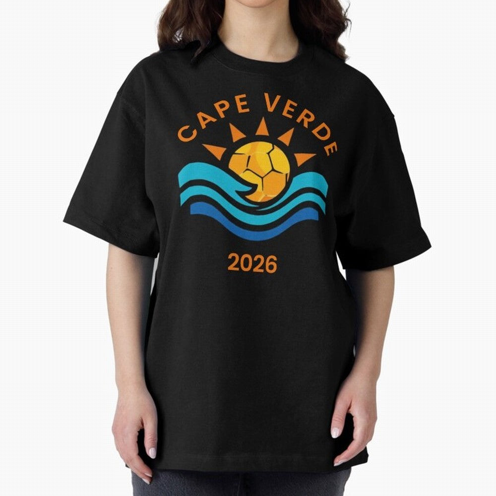 Cape Verde 2026 Oversized T-Shirt Celebrate Football Dreams Across FIFA World Cup 2026 Group Stage Spirit, Connected to Spain and Netherlands, Messi, Neymar and Mbappe, Tournament Hype, Historic Matchups, Family Viewing Parties and Global Sports