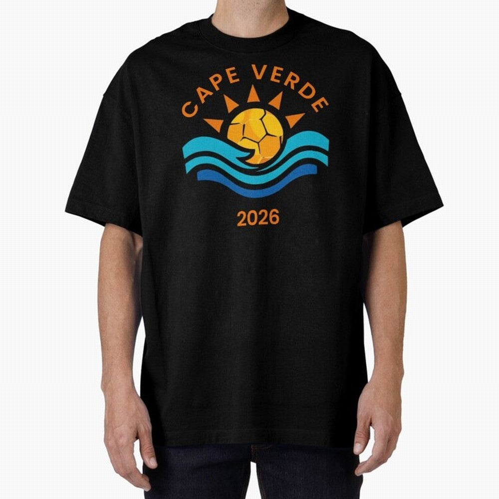Cape Verde 2026 Oversized T-Shirt Celebrate Football Dreams Across FIFA World Cup 2026 Group Stage Spirit, Connected to Spain and Netherlands, Messi, Neymar and Mbappe, Tournament Hype, Historic Matchups, Family Viewing Parties and Global Sports