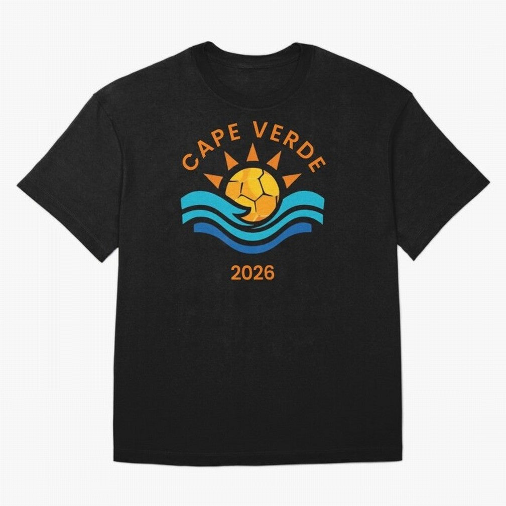 Cape Verde 2026 Oversized T-Shirt Celebrate Football Dreams Across FIFA World Cup 2026 Group Stage Spirit, Connected to Spain and Netherlands, Messi, Neymar and Mbappe, Tournament Hype, Historic Matchups, Family Viewing Parties and Global Sports